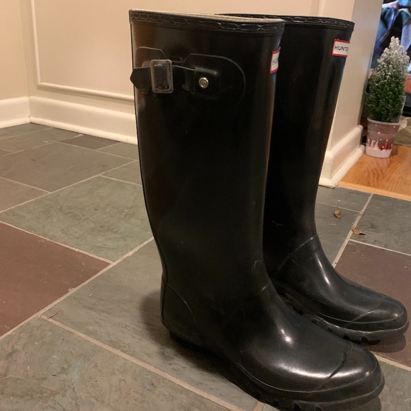 Hunter Boots glossy black - Picture 3 of 5